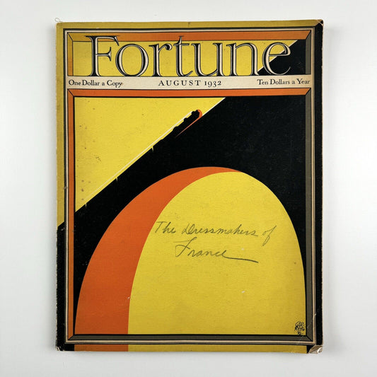 Fortune Magazine August 1932 | Paolo Garretto cover | Joel Barber decoy ducks