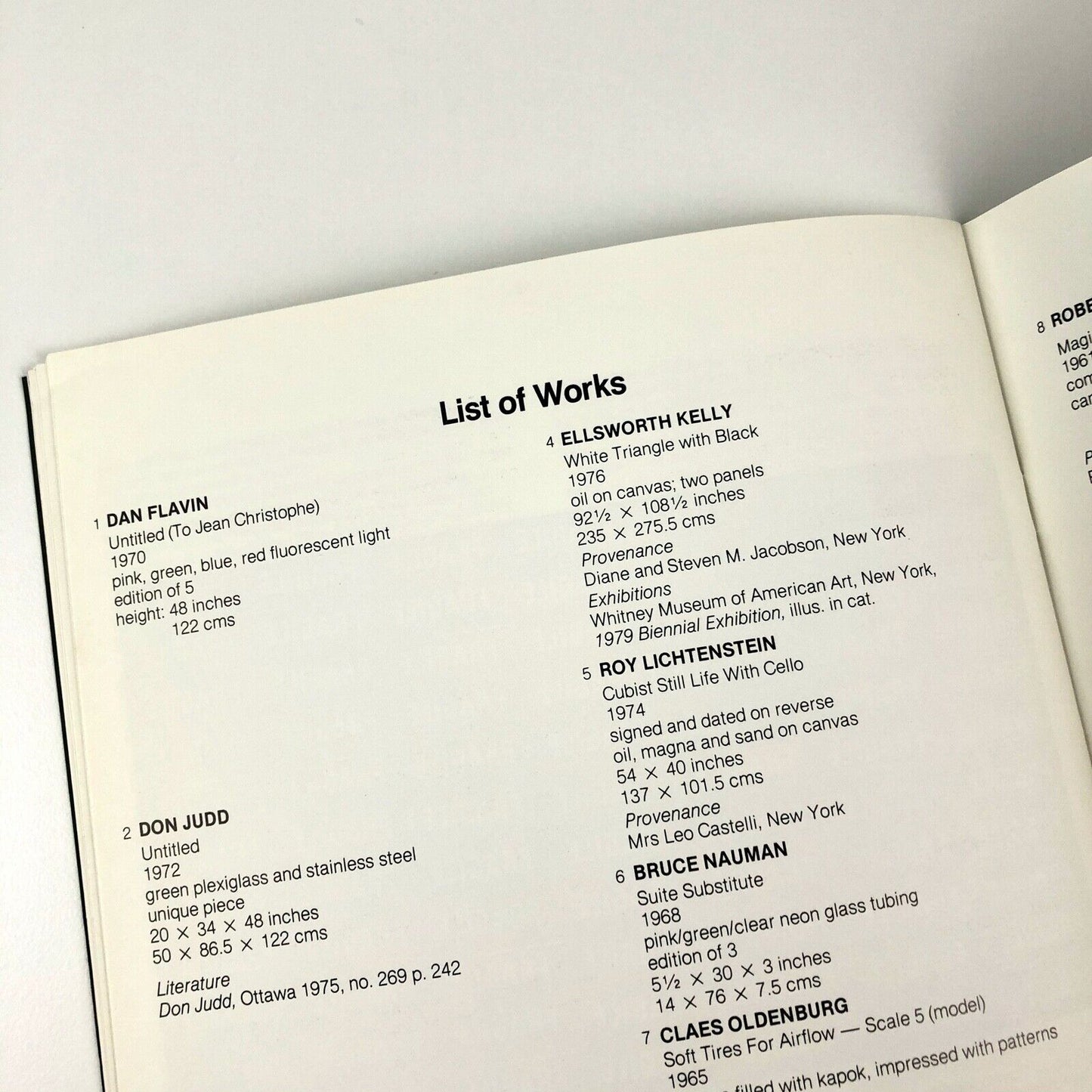 A Tribute to Leo Castelli | Mayor Gallery exhibition booklet, 1985
