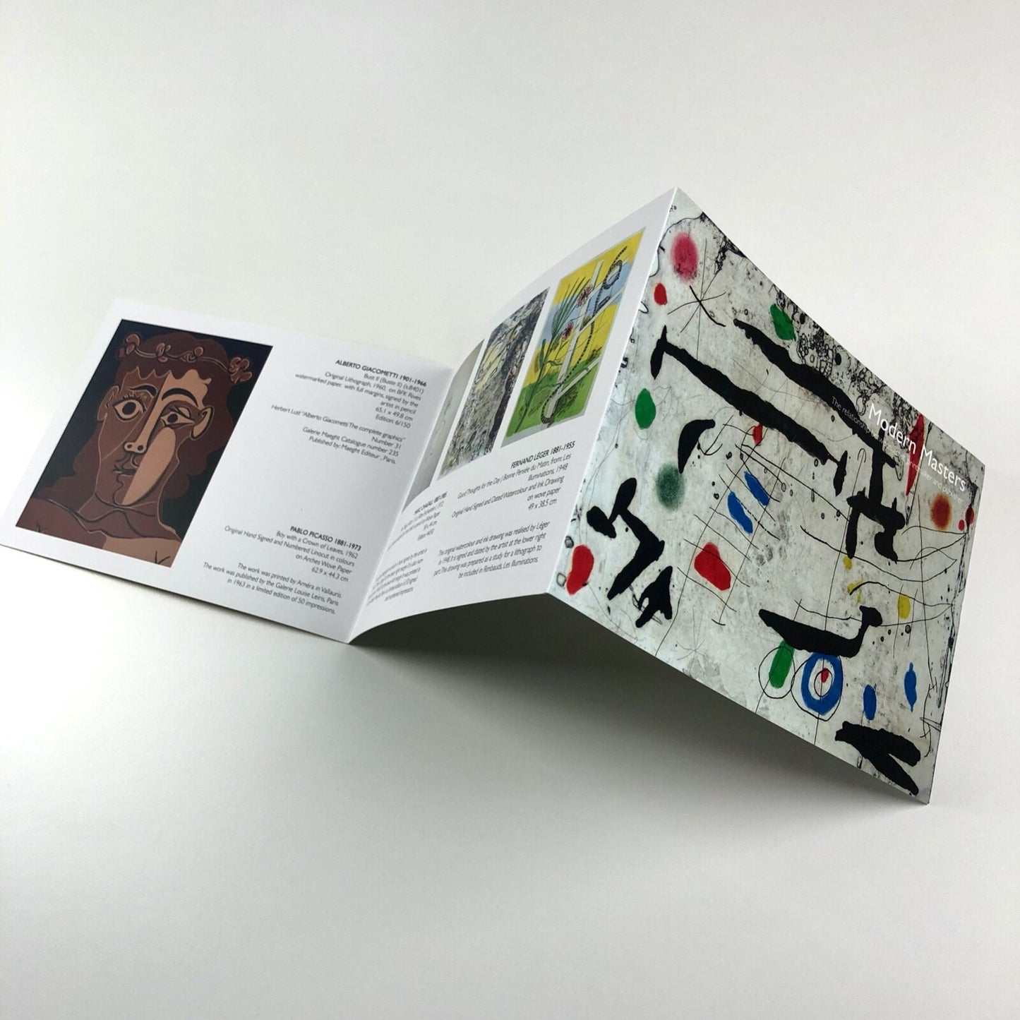 Modern Masters. The relationship between artist, printmaker and publisher | Lemon Street Gallery, Truro 2016