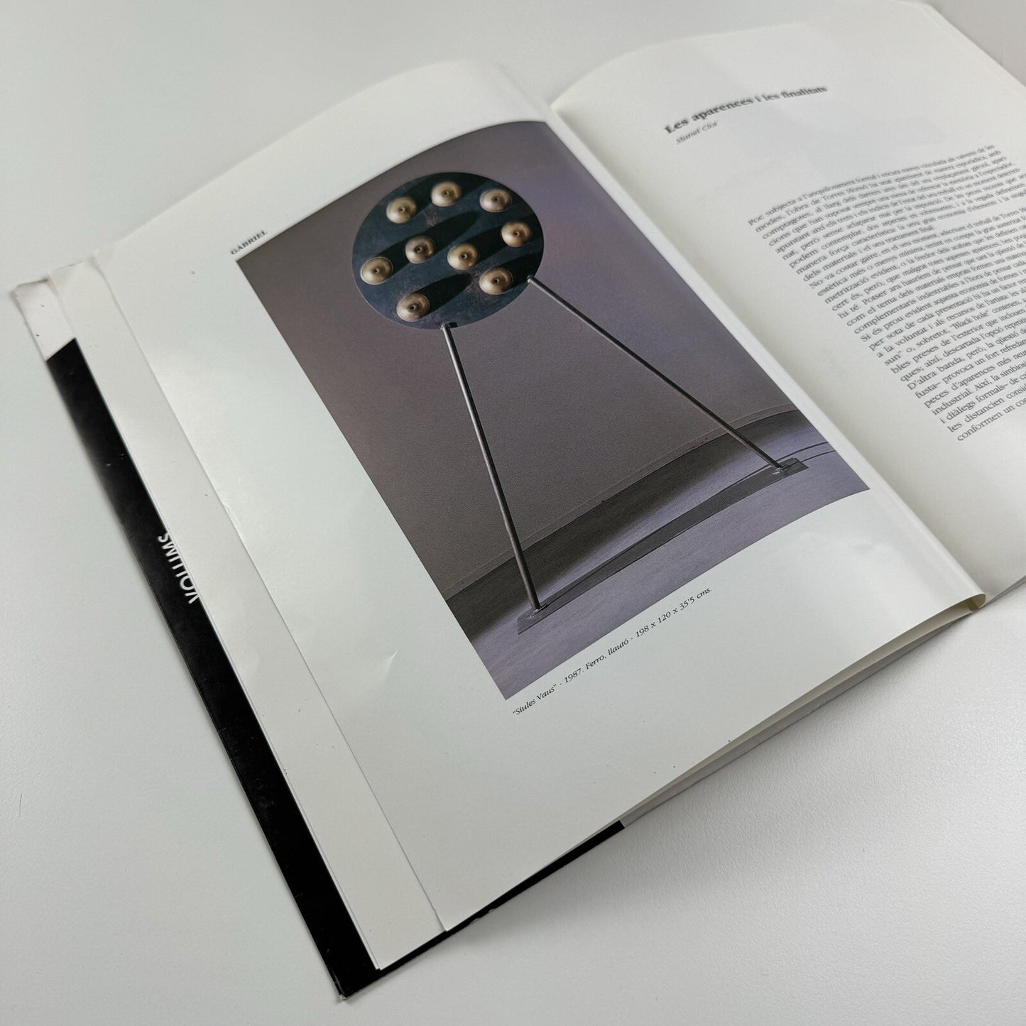 Volums. Gabriel Torres Monsó | Joan Casellas Espais Centre d'Art Contemporani, 1989 catalogue