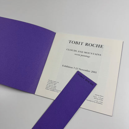 Tobit Roche. Clouds and Mountains Recent Paintings | The Maas Gallery, 2001