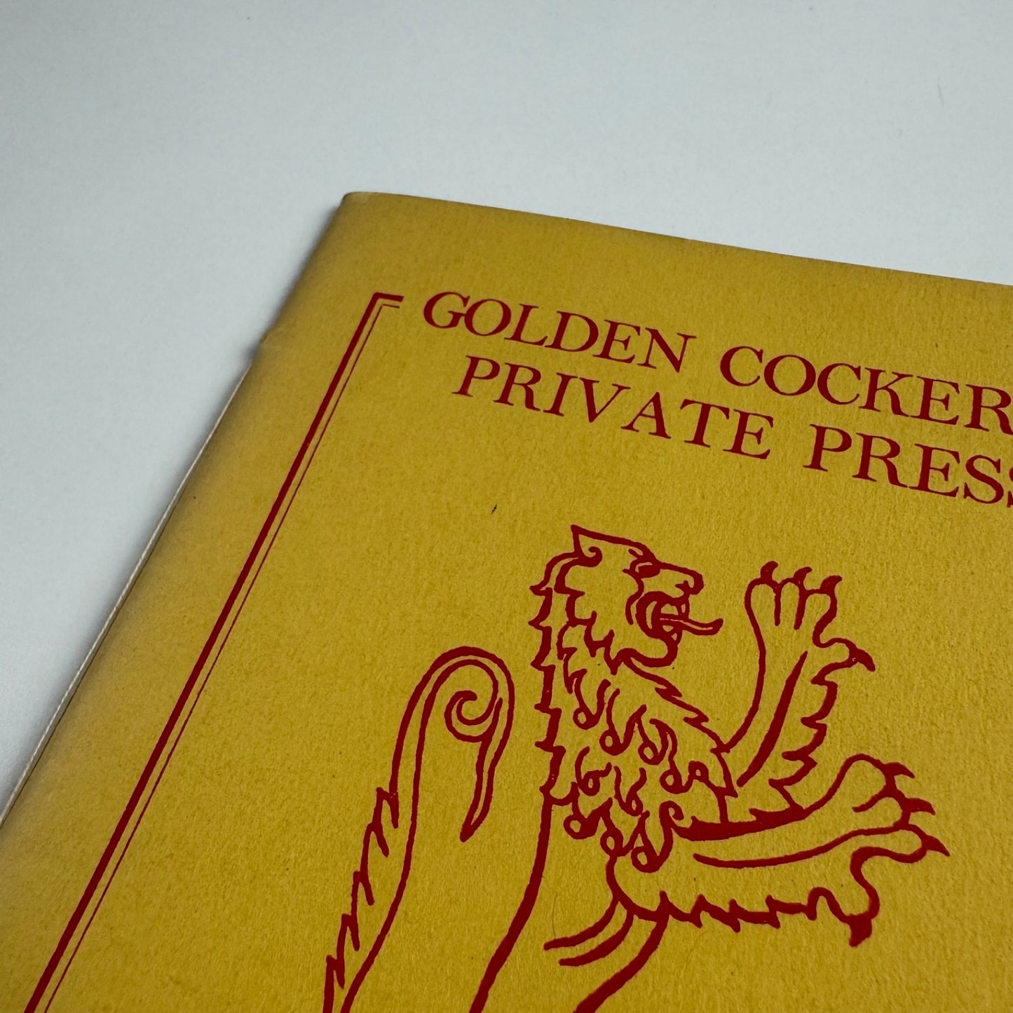Golden Cockerel Private Press British Hand-made books Autumn 1954