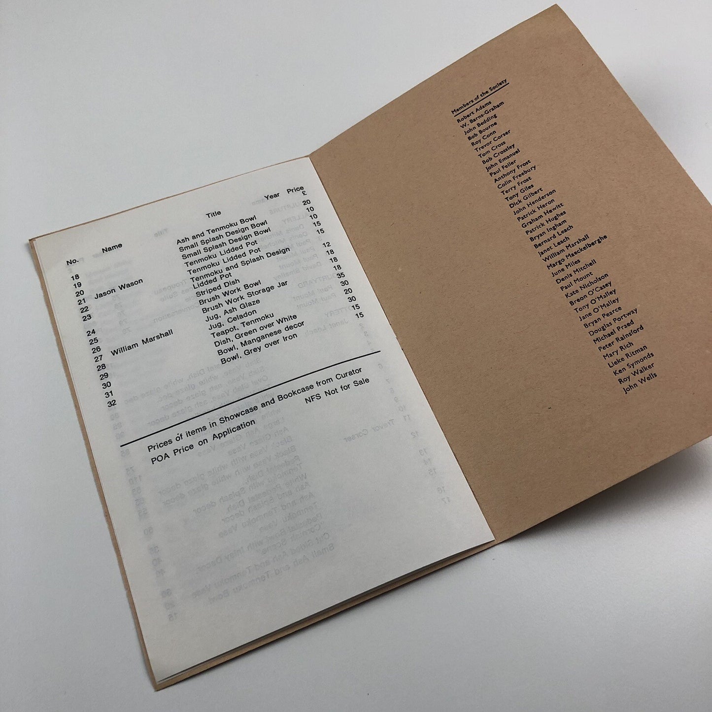 Penwith Spring exhibition catalogue 1979 | The Penwith Society of Arts