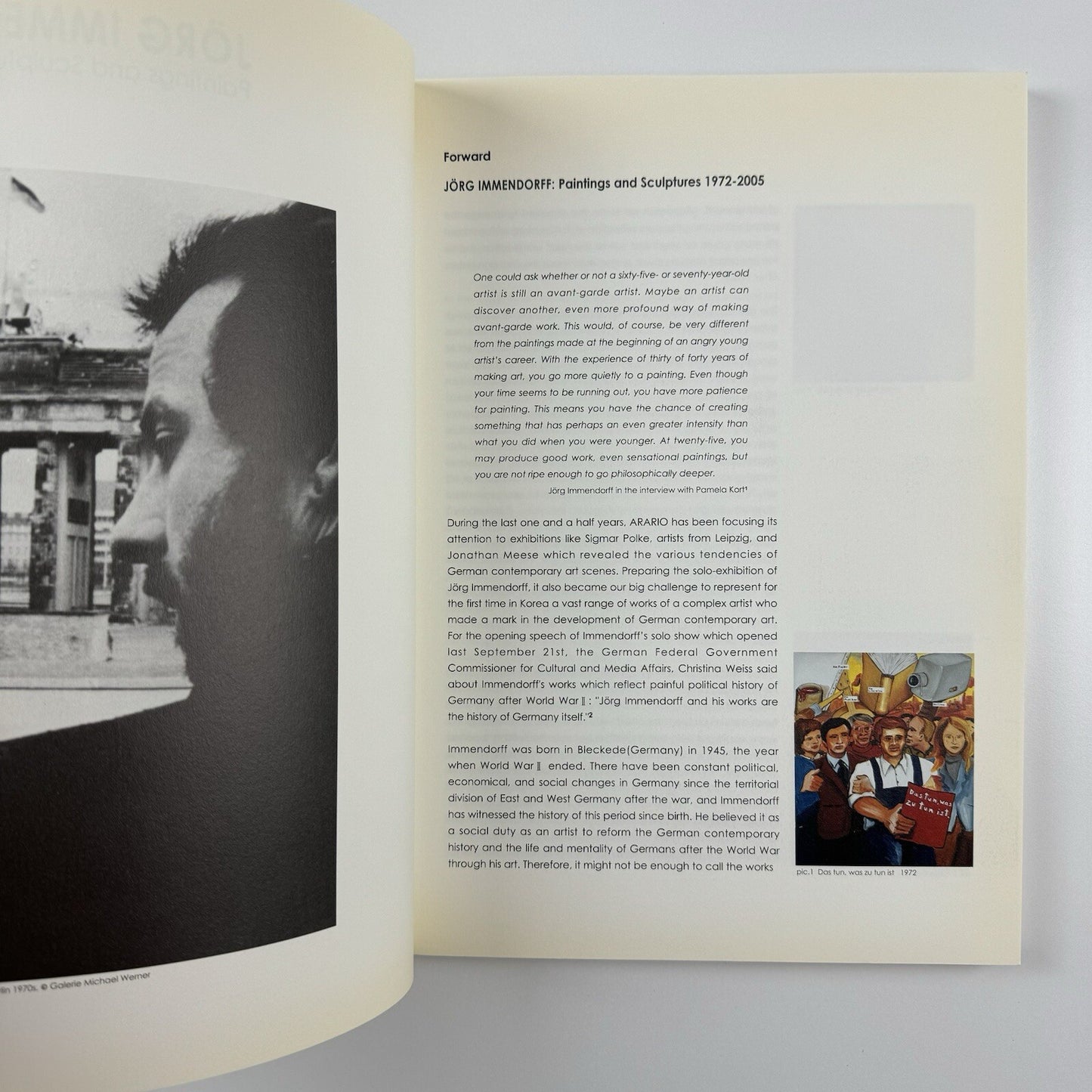 Jörg Immendorff. Paintings and sculptures 1972-2005 | Arario Gallery catalogue, 2005
