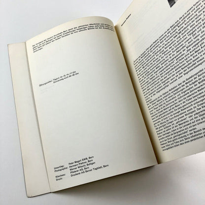 Hermann Plattner Malerei. Werner Witschi Plastik Kunsthalle Bern, 1967