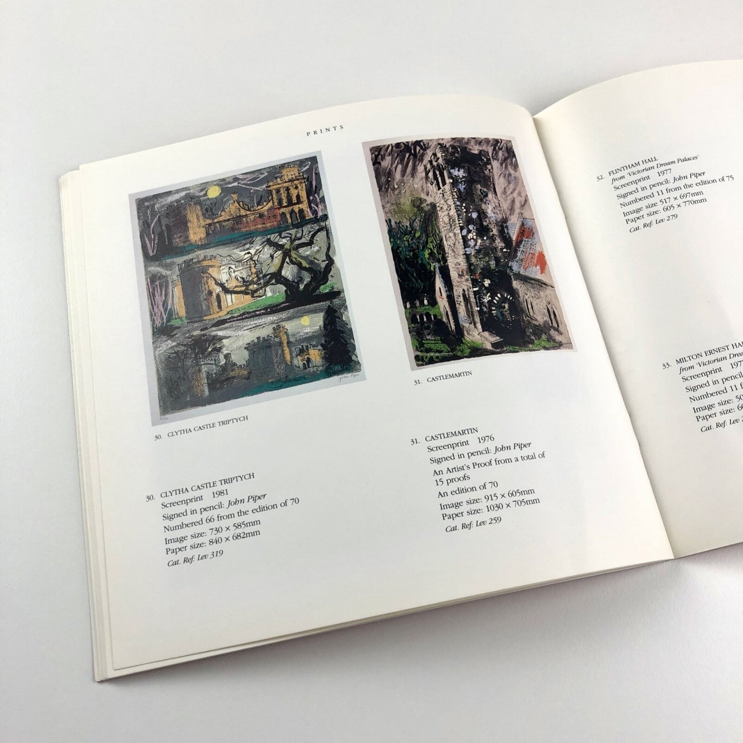 John Piper watercolours, drawings & prints | Berkeley Square Gallery catalogue