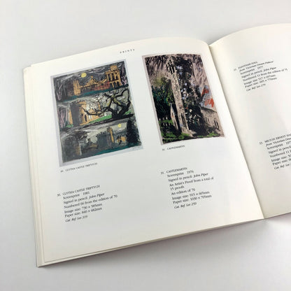 John Piper watercolours, drawings & prints | Berkeley Square Gallery catalogue