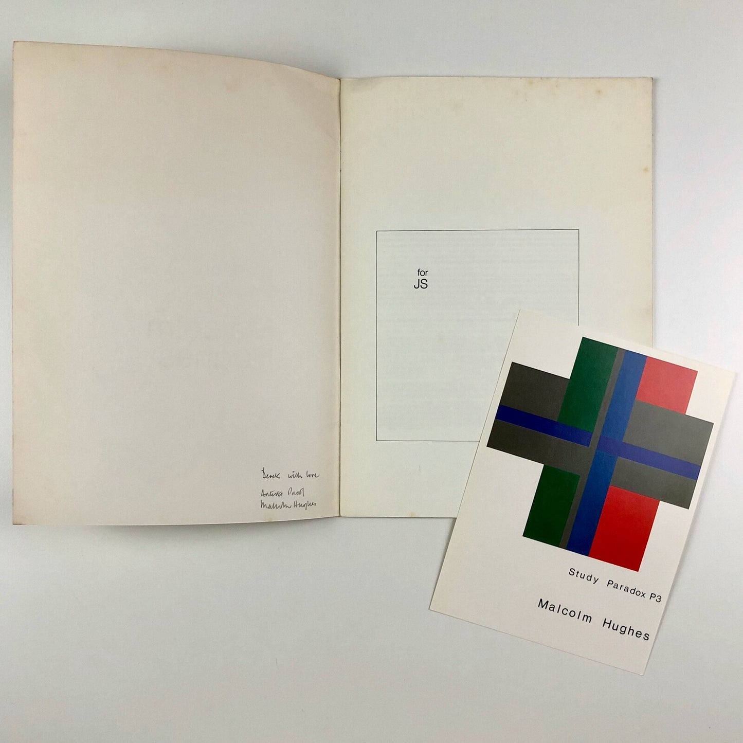 Malcolm Hughes – Working Drawings | University of Leeds catalogue, signed