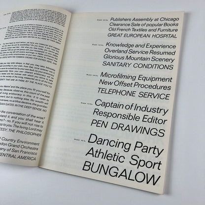 Folio type specimen brochure | Bauer Type Foundry | Possibly 1960s
