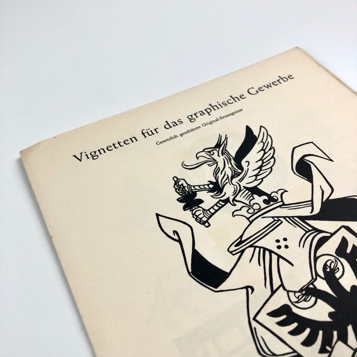Vignetten für graphische Gewerbe | Bauersche Giesserei | Berthold Wolpe, Fritz Krede | Folder with four inserts