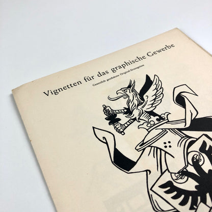 Vignetten für graphische Gewerbe | Bauersche Giesserei | Berthold Wolpe, Fritz Krede | Folder with four inserts