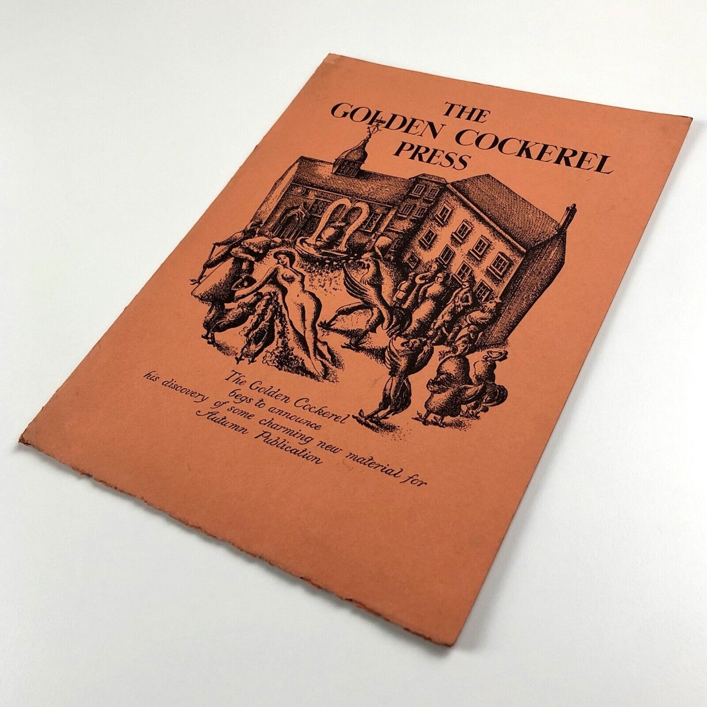 The Golden Cockerel Press prospectus | Autumn Publication, 1936