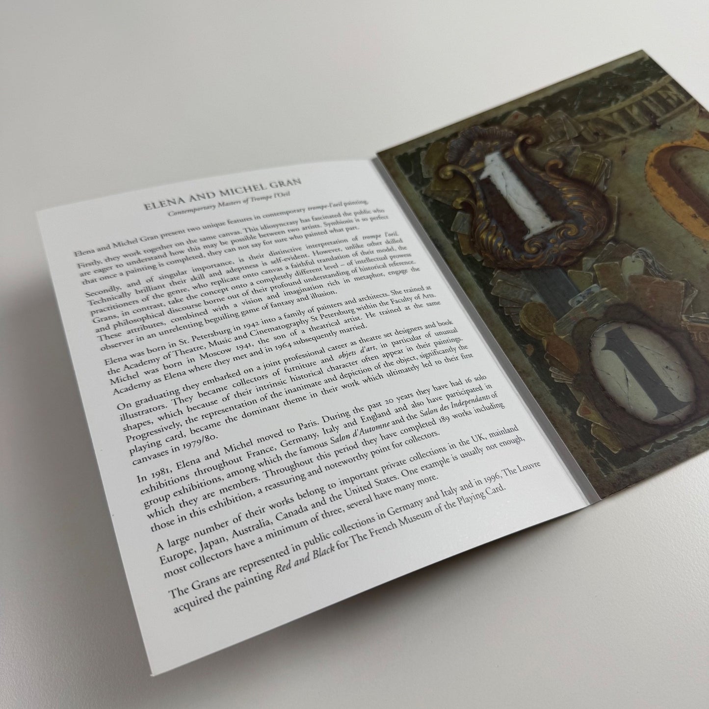 Elena & Michael Gran. Contemporary Masters of Trompe l’Oeil | Albemarle Gallery, 2005