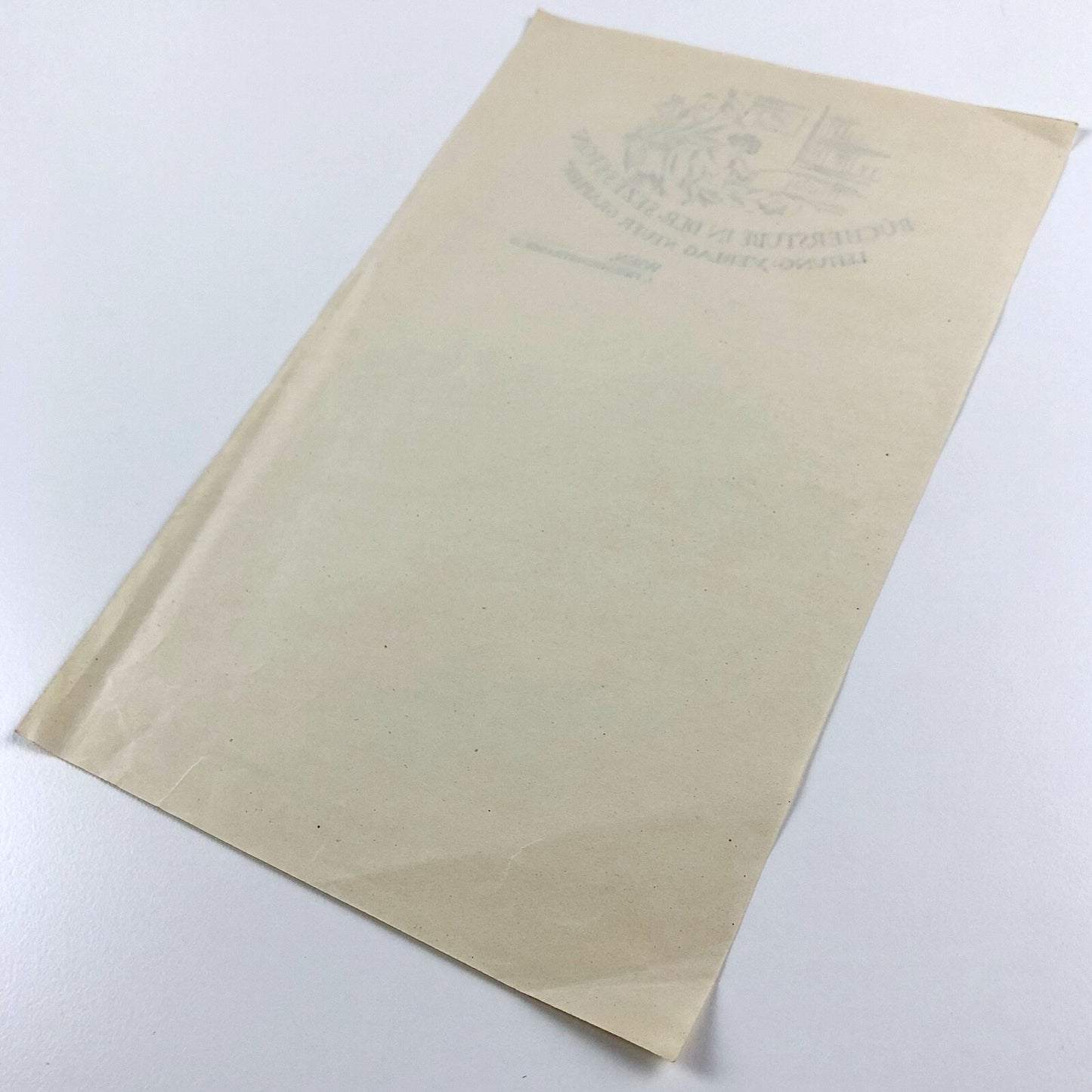 One sheet of stationery for Bücherstube in Der Sezession. Leitung: Verlag Neuer