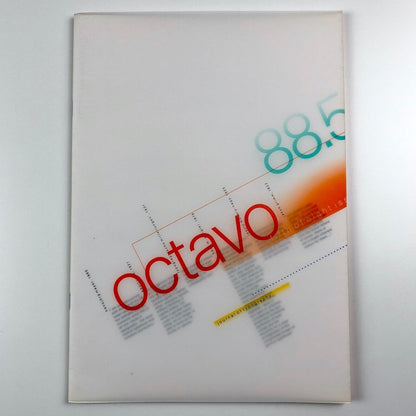 Octavo 88.5 magazine | International Journal of Typography, 1988