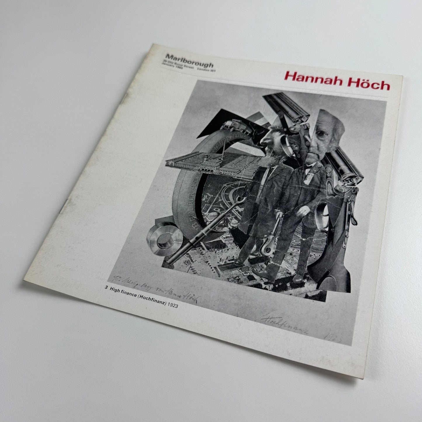 Hannah Höch | Marlborough Jan 1966 cat.no. 178 design by Gordon House