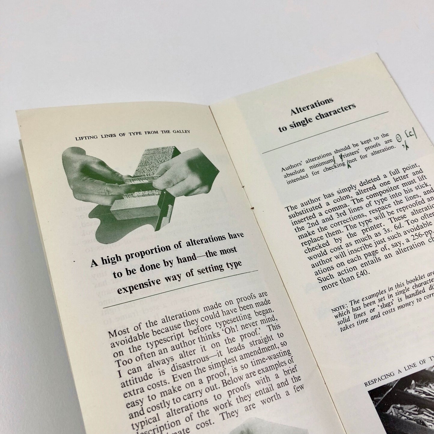 Authors’ Alterations cost money and cause delay... | Federation of Master Printers leaflet | Undated, probably 1960s