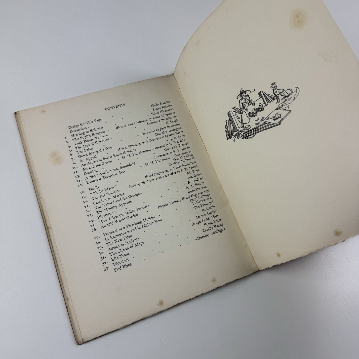 The Quintain. A second essay in book production | Hornsey School of Art, 1930