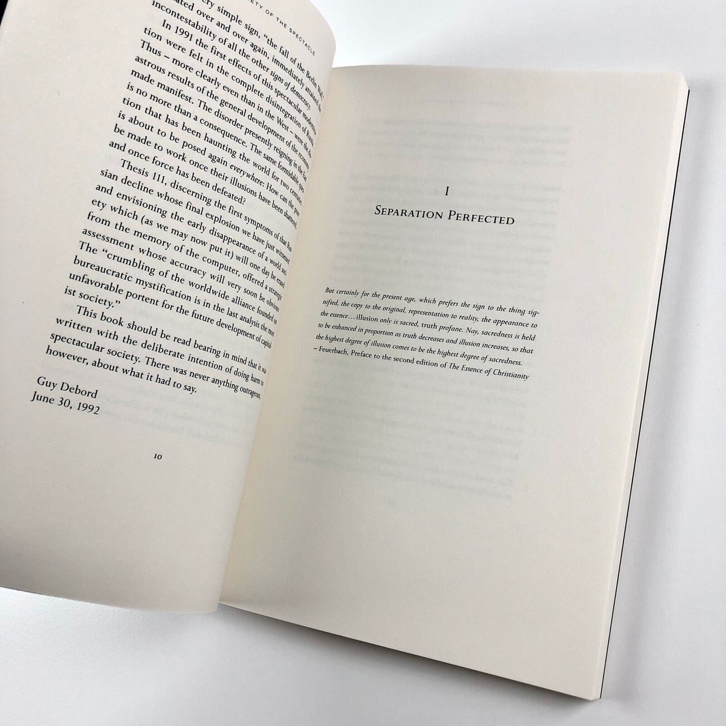 The Society of the Spectacle by Guy Debord | English translation Zone Books 1995