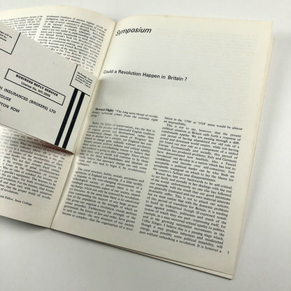Cambridge Opinion magazine | No. 52, 'Revolution' | Edited by Peter Kellner, 1968