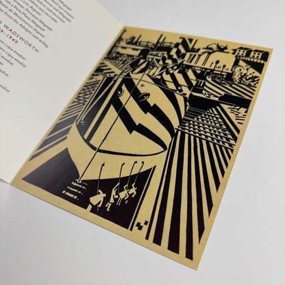 Leaflet for Twenty prints by Wadsworth & Nevinson | The Fine Art Society, undated