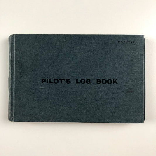 Rhona Reginalda Podd – Flight log-book from 1939