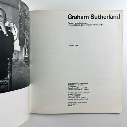 Graham Sutherland – Recent acquisitions | Marlborough exhibition catalogue, 1966
