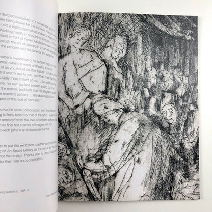 Leon Kossoff. Unique Prints From paintings at National Gallery | Art Space Gallery catalogue and private view invite, 2008