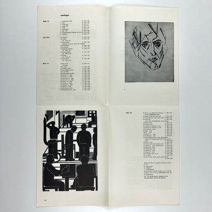 [Peter] P. Alma | Stedelijk Museum fold out guide | Design by Willem Sandberg, 1960
