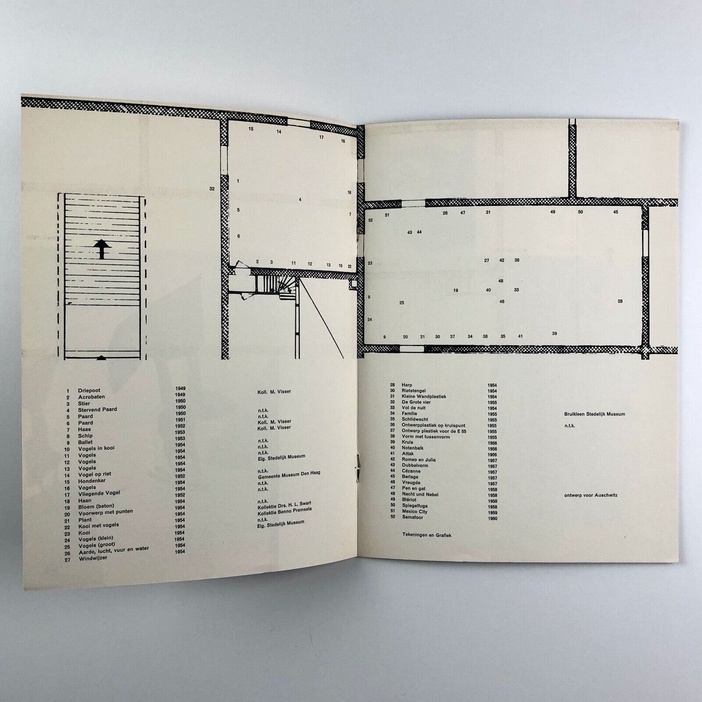 Carel Visser | Stedelijk Museum – exhibition catalogue no. 240, 1960