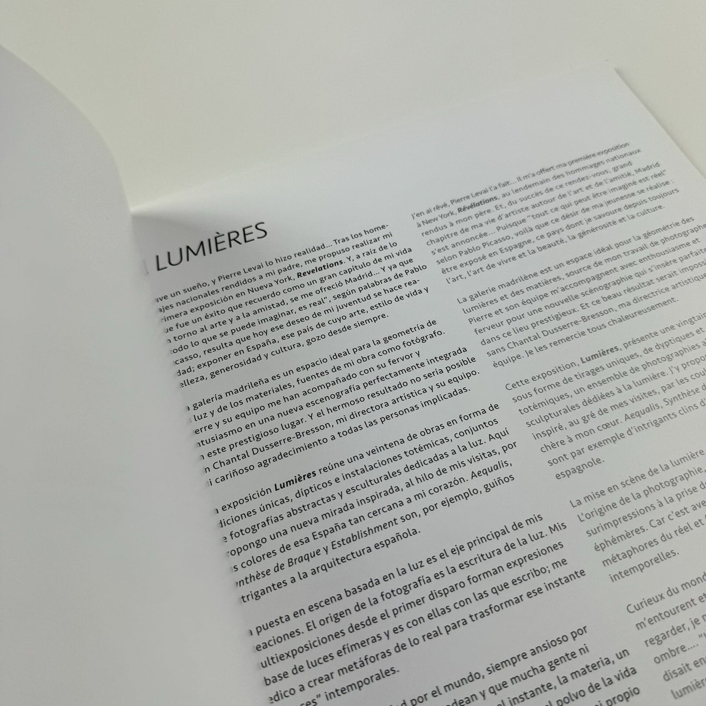 Olivier Dassault. Lumières | Galería Marlborough, Madrid catalogue, 2019/20