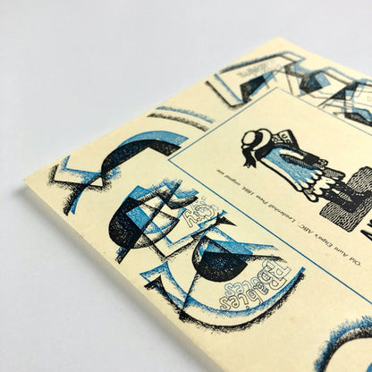 David Blamire's Adults' Alphabets | Hanborough Parrot Press | Prospectus leaflet, 1990