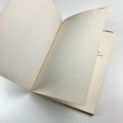 Robyn Denny exhibition catalogue | Tate Gallery March-April 1973