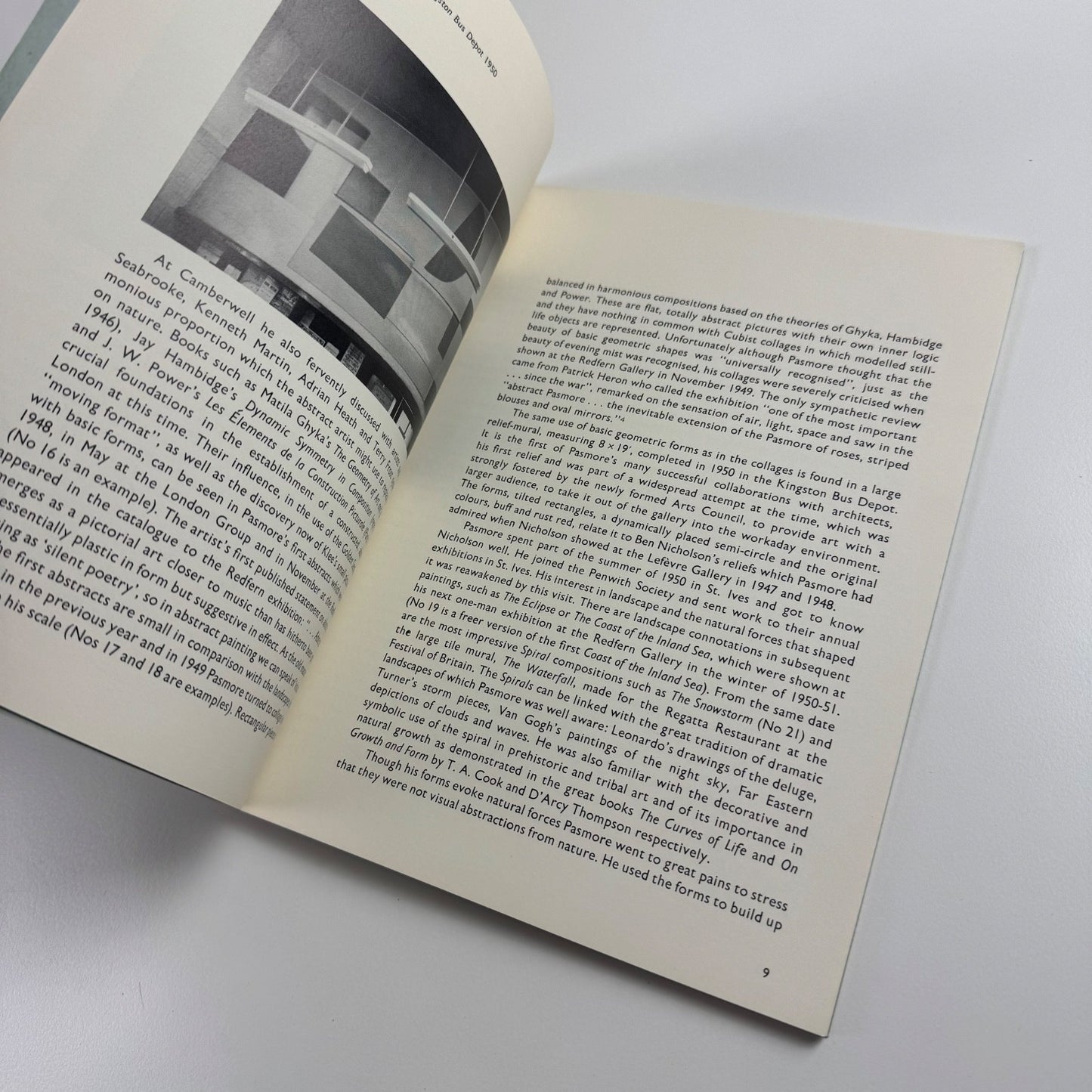 Victor Pasmore Arts Council exhibition catalogue and promotional card | Royal Academy 1980