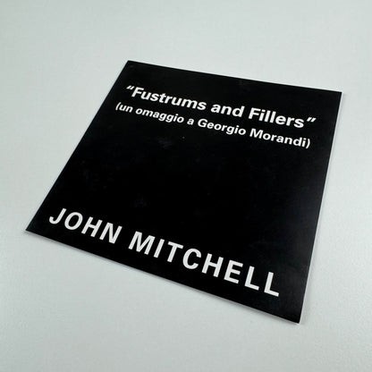 Private view invite “Fustrums and Fillers" Georgio Morandi John Mitchell 1994 signed