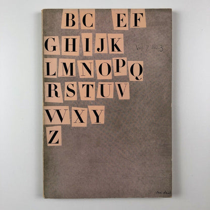 AD – An Intimate Journal for Art Directors | Feb-Mar 1941, Vol VII, No 3 | Paul Rand