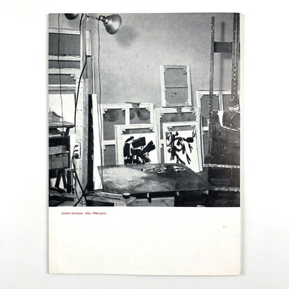 Paul-Émile Borduas | Stedelijk Museum exhibition catalogue | Cat. no. 255, 1961