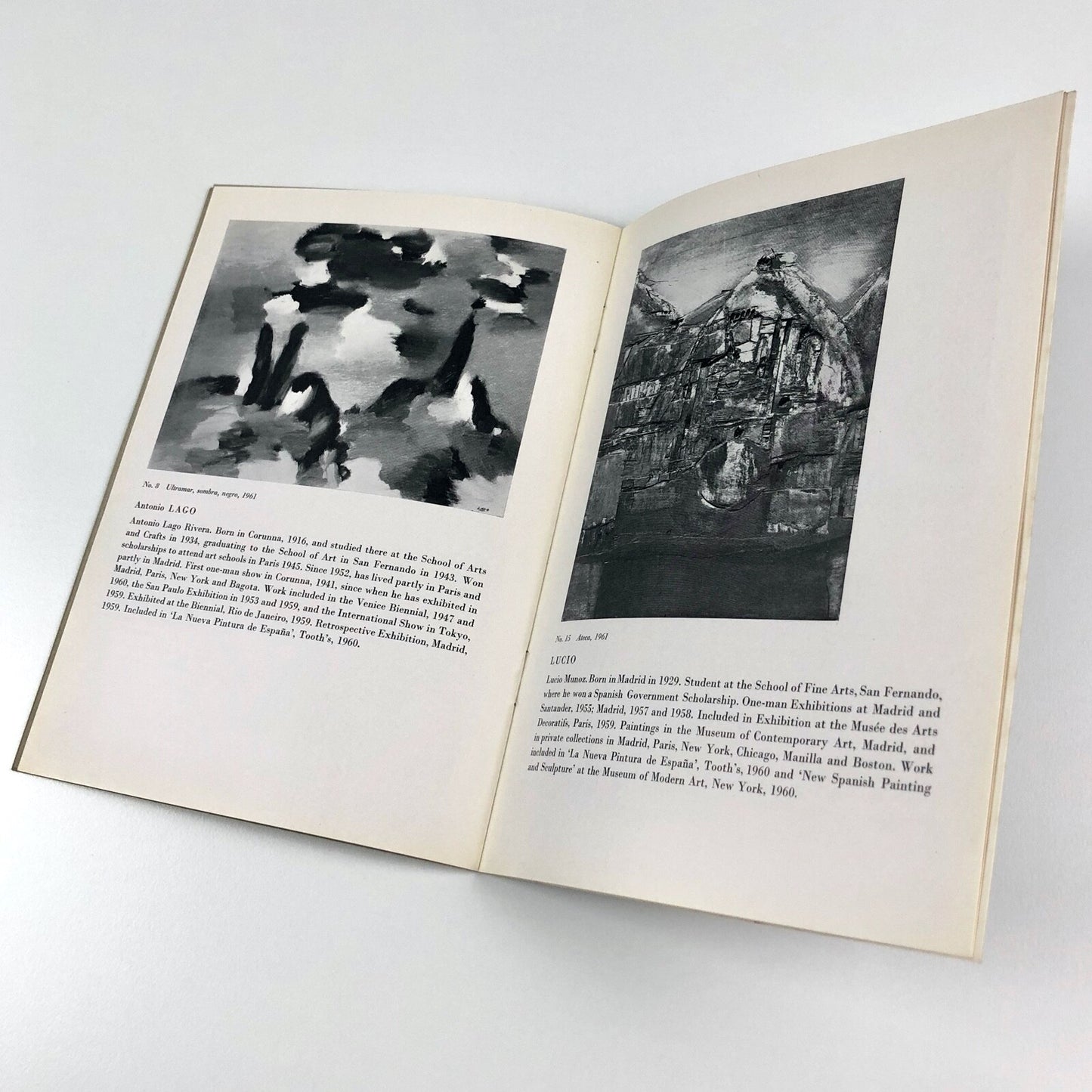 La Nueva Pintura de Espana. Six Contemporary Spanish Painters | Arthur Tooth catalogue, 1962