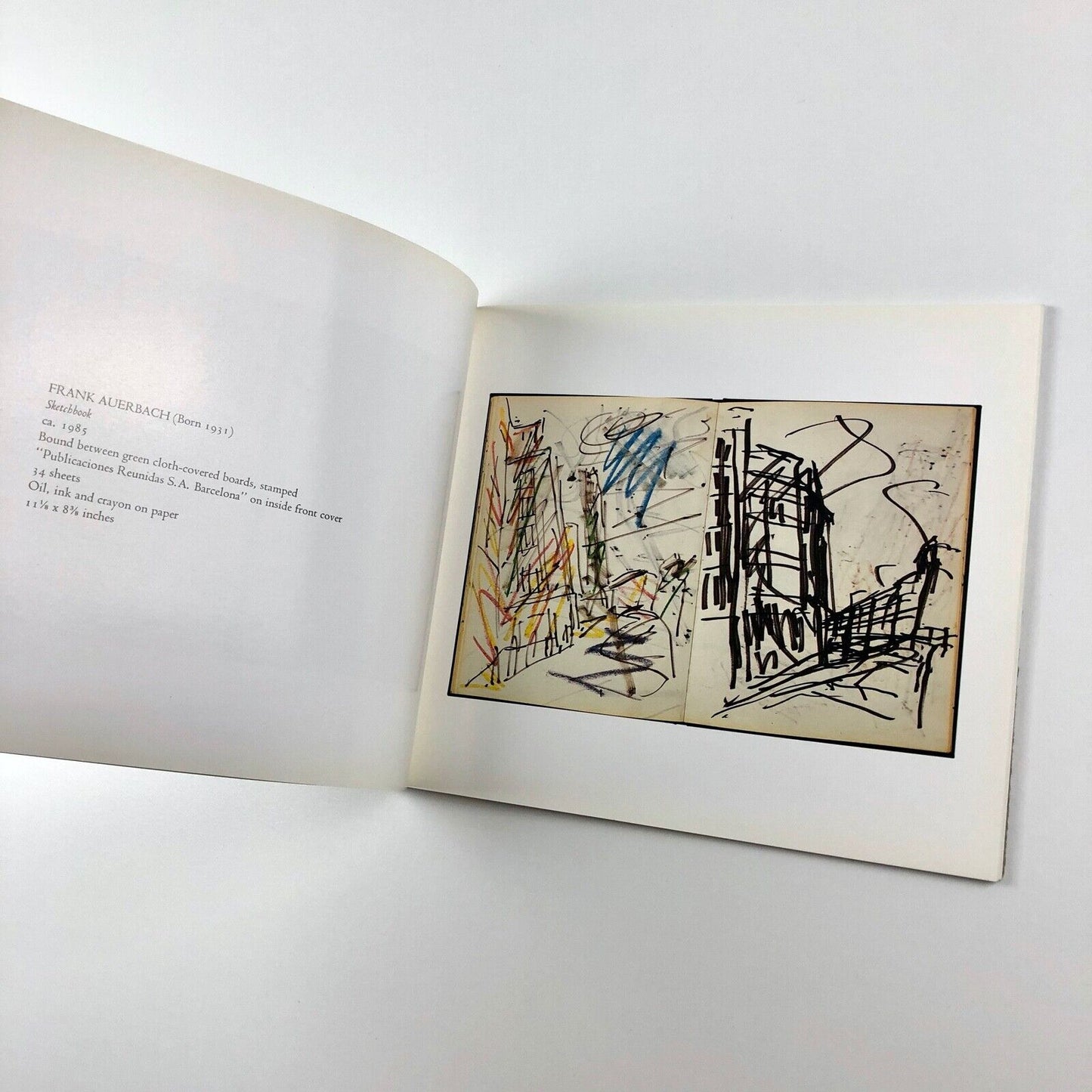 Artists' Sketchbooks. Matthew Marks, New York. With essay by Guy Davenport | Printed by The Grenfell Press, 1991