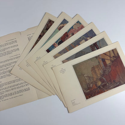 An English Portfolio by Frank Brangwyn Christmas number of The Bookman, Hodder & Stoughton, 1934