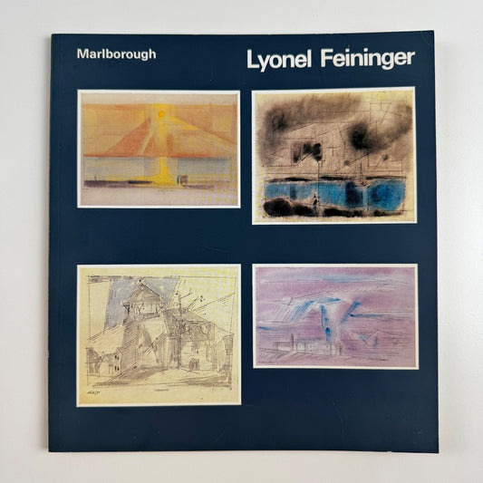 Lyonel Feininger. Drawings and watercolours | Marlborough Sep/Oct 1968 cat.238 typography by Gordon House