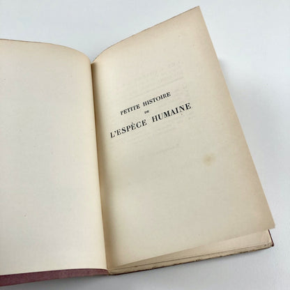 Petite histoire de l’espèce humaine by André Maurois Les Cahiers de Paris, 1937