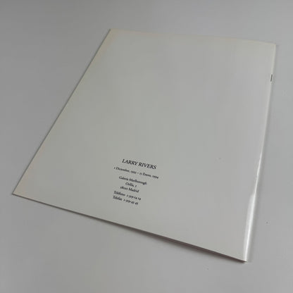 Larry Rivers. Arte y el Artista | Marlborough Madrid, Dec 1993 - Jan 1994