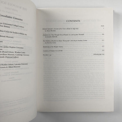 The Sixty-ninth volume of The Walpole Society, 2007