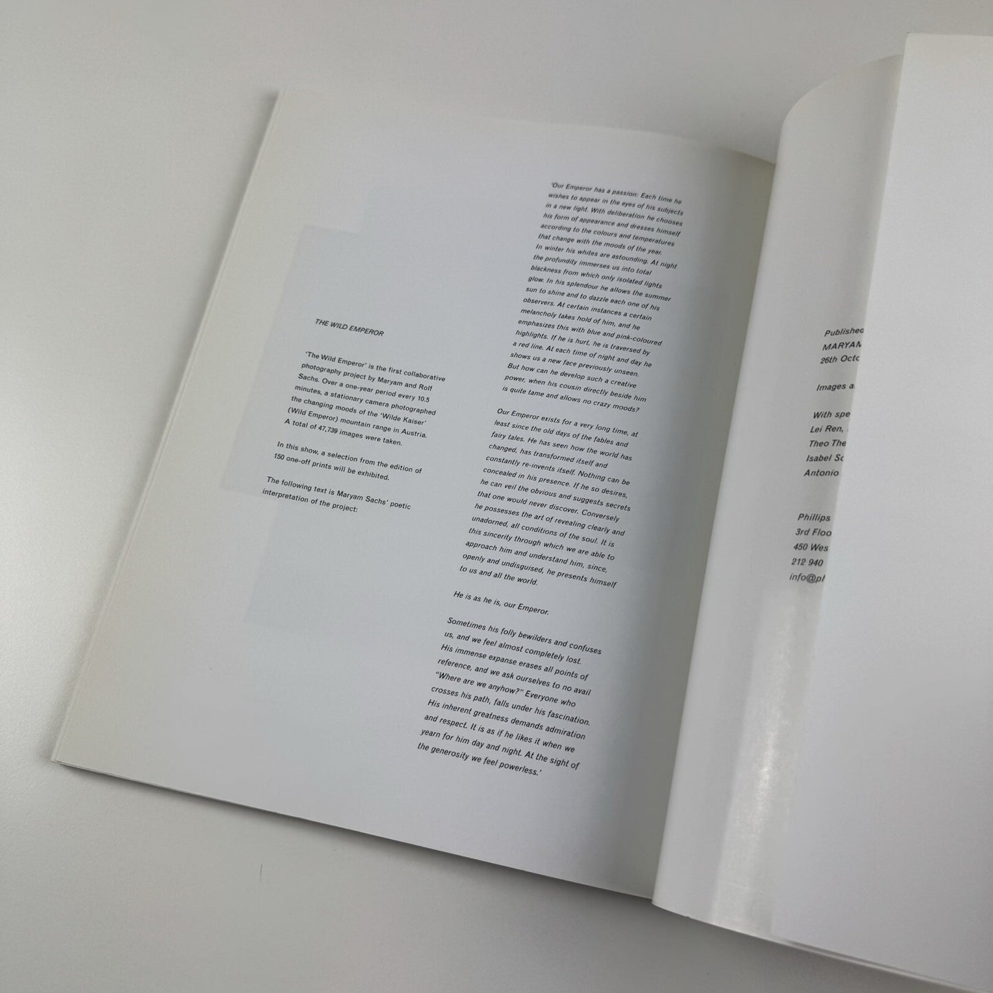 Maryam & Rolf Sachs: Wild & Real? | Phillips de Pury & Co catalogue, 2006