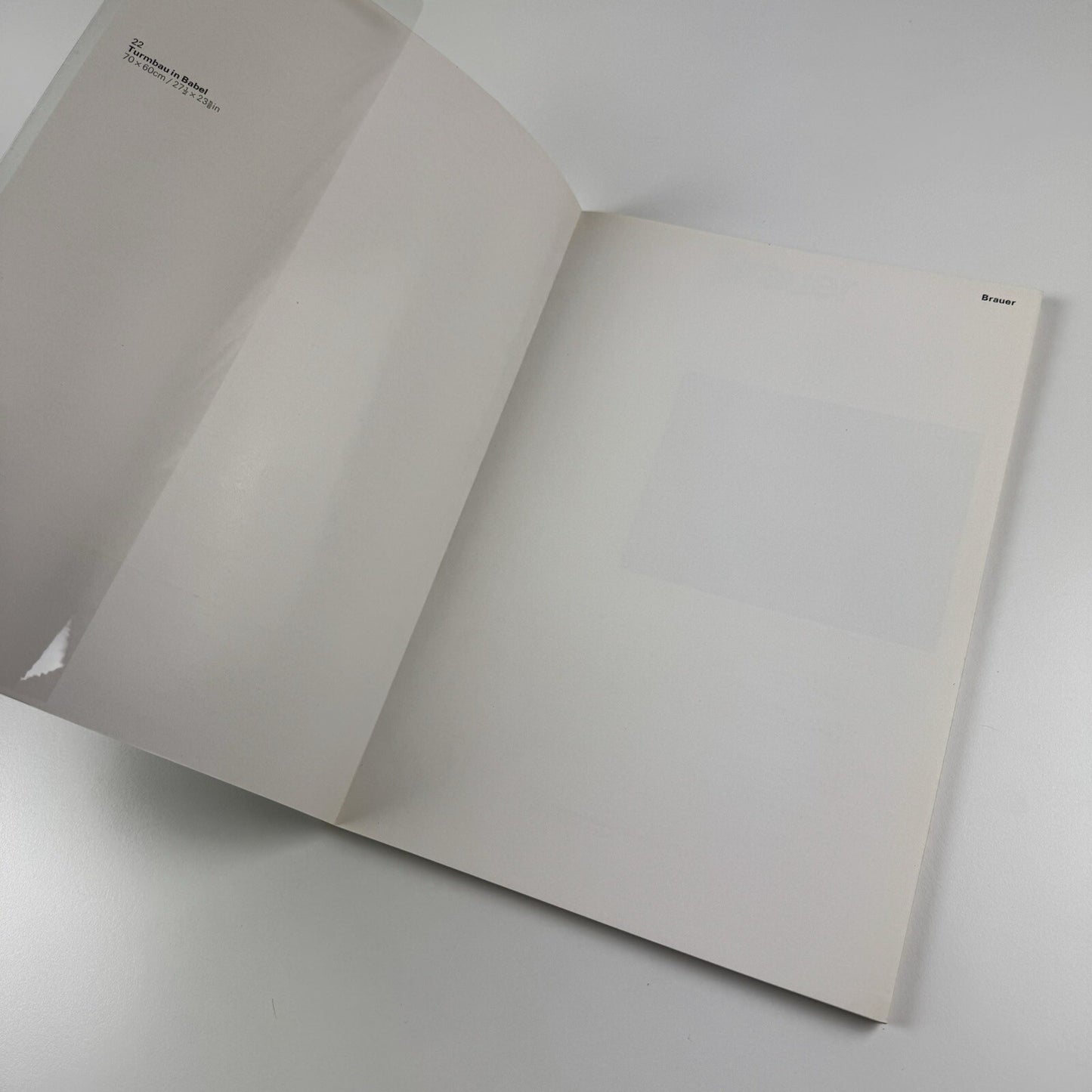 Erich Brauer | Marlborough Galerie Zurich exhibition catalogue, 1973