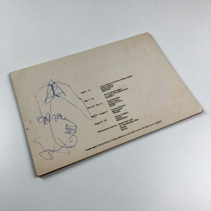 Tony O’Malley travelling exhibition | Folded exhibition card | Belfast, Dublin and south-west England1975