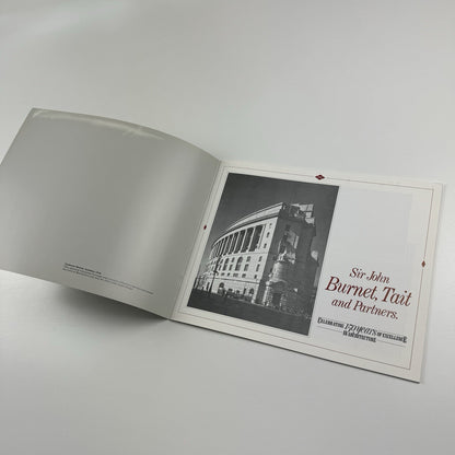 Promotional booklet Sir John Burnet Tait and Partners Celebrating 150 years 1986