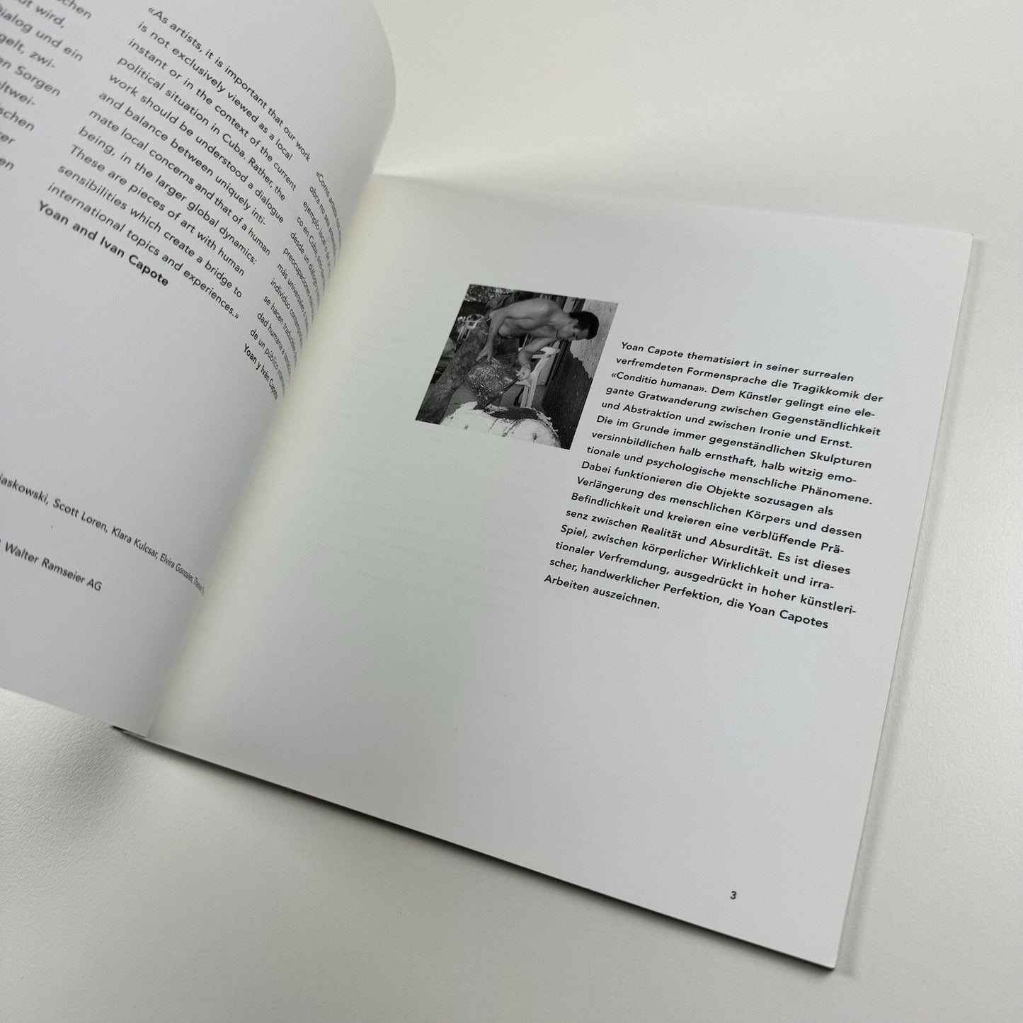 Yoan Capote | Herausgabe Edition, May 2007 catalogue