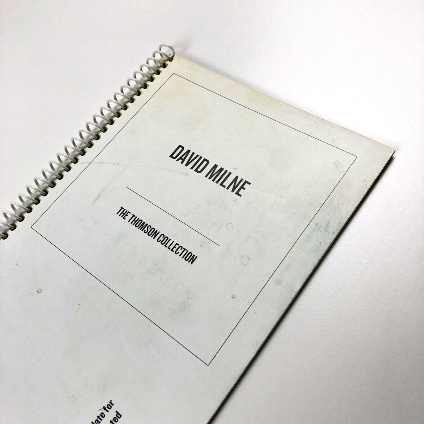 David Milne, List of Works: The Artistic Process Thomson Collection Ontario 2001